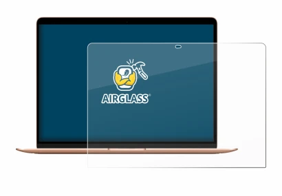 Image de l'appareil Apple MacBook Air M1 2020 avec une grande variété de protections d'écran.