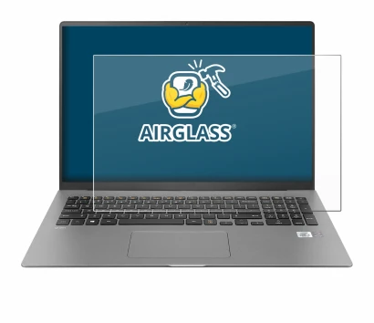 Image de l'appareil LG gram 17'' 2021 avec une grande variété de protections d'écran.