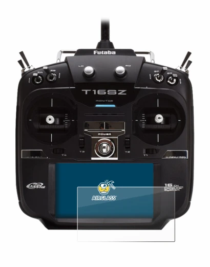 Image de l'appareil Robbe Futaba T16IZ avec une grande variété de protections d'écran.