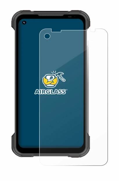 Image de l'appareil Doogee S97 Pro avec une grande variété de protections d'écran.