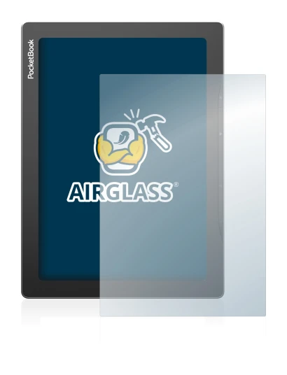 Image de l'appareil PocketBook InkPad Lite avec une grande variété de protections d'écran.