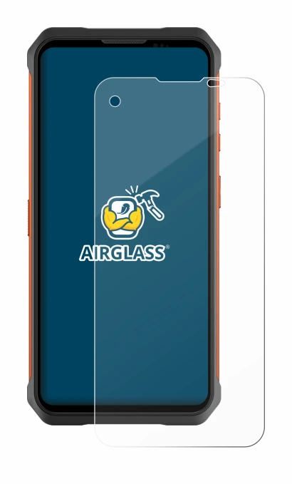 Image de l'appareil Doogee V10 avec une grande variété de protections d'écran.