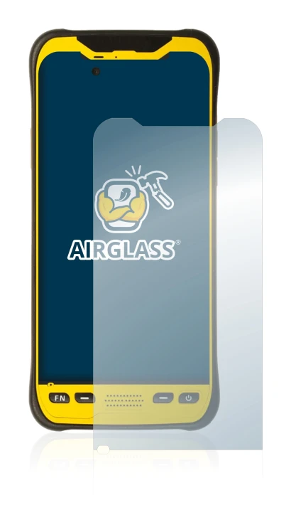 Image de l'appareil Trimble TDC600 avec une grande variété de protections d'écran.