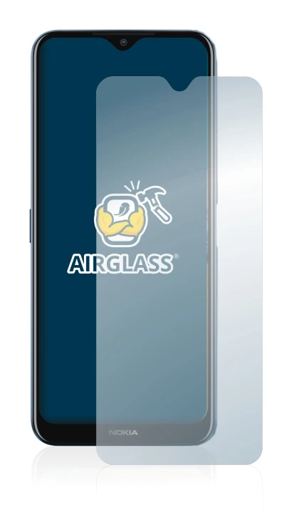 Image de l'appareil Nokia G50 avec une grande variété de protections d'écran.