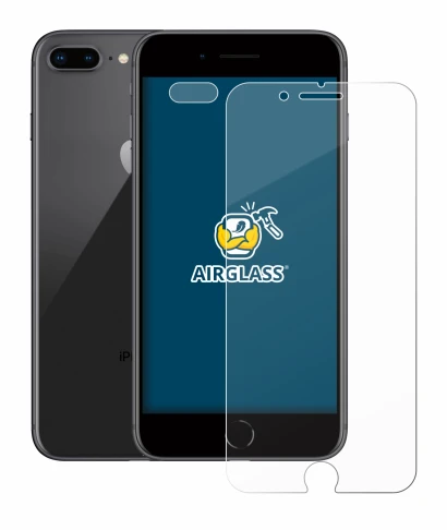 Image de l'appareil Apple iPhone 8 Plus (Avant+Caméra) avec une grande variété de protections d'écran.
