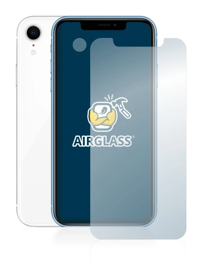 Image de l'appareil Apple iPhone XR (Avant+Caméra) avec une grande variété de protections d'écran.