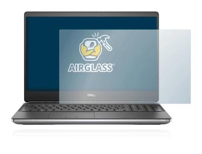 Image de l'appareil Dell Precision 7560 avec une grande variété de protections d'écran.