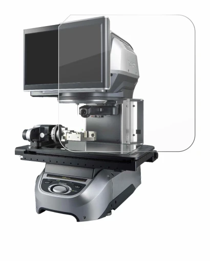 Image de l'appareil Keyence IM-7020 Dessus en verre avec une grande variété de protections d'écran.