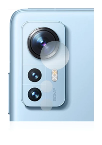 Image de l'appareil Xiaomi 12 (Caméra UNIQUEMENT) avec une grande variété de protections d'écran.