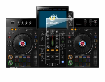 Image de l'appareil Pioneer XDJ-RX3 avec une grande variété de protections d'écran.