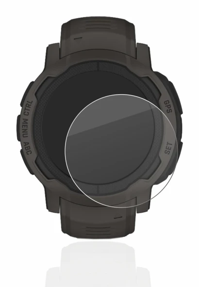 Image de l'appareil Garmin Instinct 2 avec une grande variété de protections d'écran.