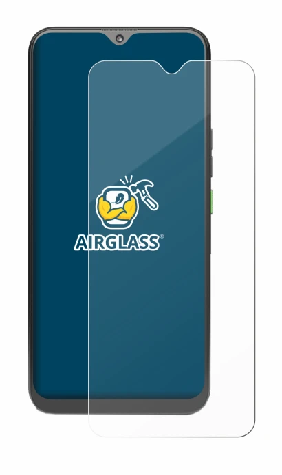Image de l'appareil 4G Systems Rephone avec une grande variété de protections d'écran.