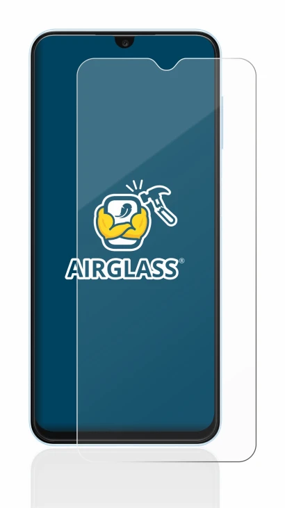 Image de l'appareil Samsung Galaxy A13 avec une grande variété de protections d'écran.