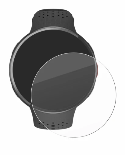 Image de l'appareil Polar Pacer Pro avec une grande variété de protections d'écran.