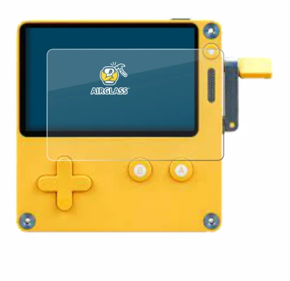 Image de l'appareil Panic Playdate avec une grande variété de protections d'écran.