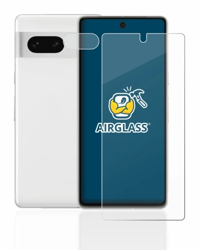 Image de l'appareil Google Pixel 7 (Avant+Caméra) avec une grande variété de protections d'écran.