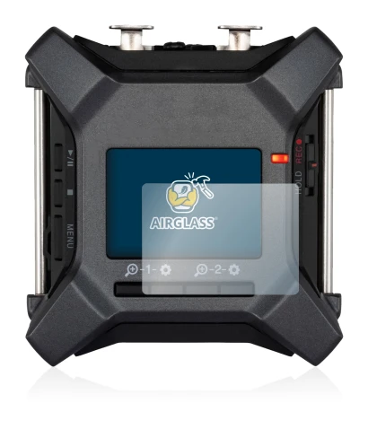 Image de l'appareil Zoom F3 field recorder avec une grande variété de protections d'écran.