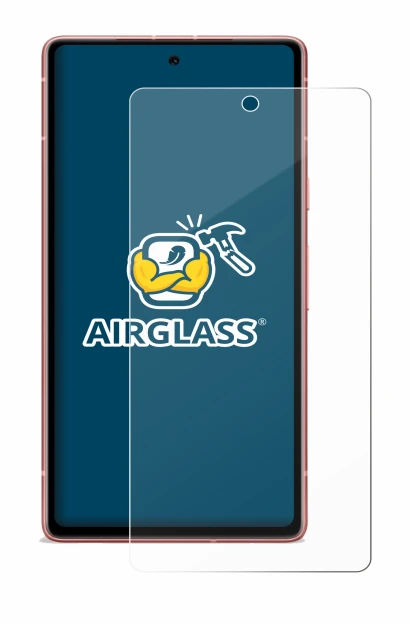 Image de l'appareil Google Pixel 7a avec une grande variété de protections d'écran.