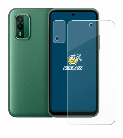 Image de l'appareil Nokia XR21 (Avant+Caméra) avec une grande variété de protections d'écran.