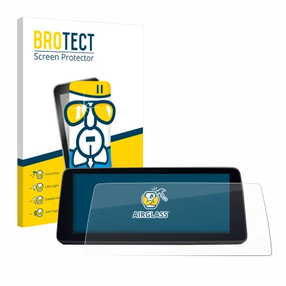 Face avant d’un emballage produit avec le logo de la marque BROTECT. À côté, l’appareil BMW 5 G30/G31 2017-2019 est représenté