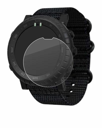 Image de l'appareil Suunto Core Alpha avec une grande variété de protections d'écran.