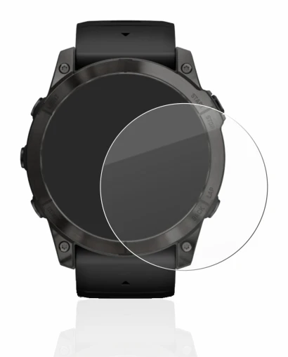 Image de l'appareil Garmin Epix Pro (Gen 2) (51 mm) avec une grande variété de protections d'écran.