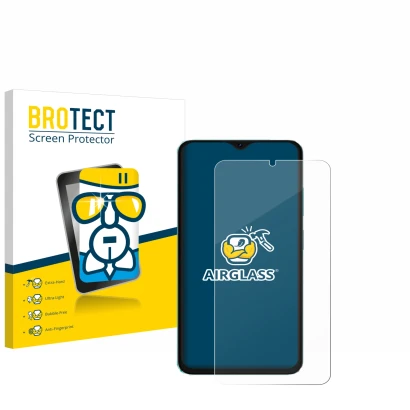 Face avant d’un emballage produit avec le logo de la marque BROTECT. À côté, l’appareil Oscal C70 est représenté avec la prote
