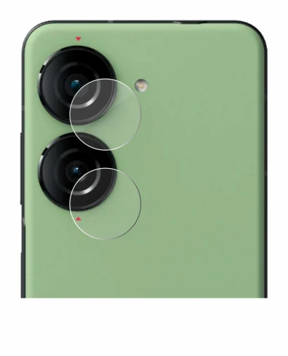 Image de l'appareil ASUS ZenFone 10 (Caméra UNIQUEMENT) avec une grande variété de protections d'écran.