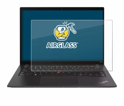 Image de l'appareil Lenovo ThinkPad T14s Gen 4 avec une grande variété de protections d'écran.