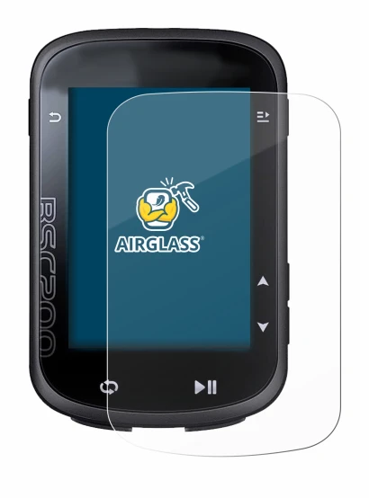 Image de l'appareil iGPSPORT BSC200 avec une grande variété de protections d'écran.