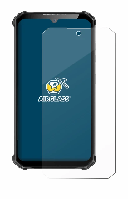 Image de l'appareil Oukitel WP22 avec une grande variété de protections d'écran.