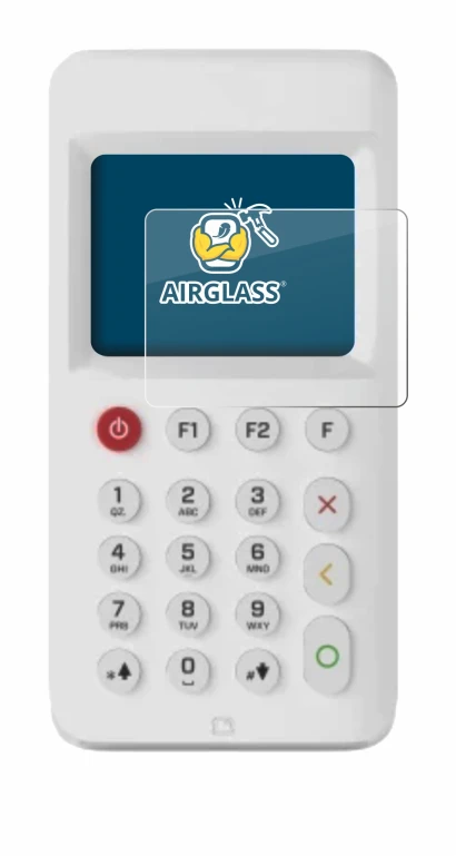 Image de l'appareil myPOS Go 2 avec une grande variété de protections d'écran.