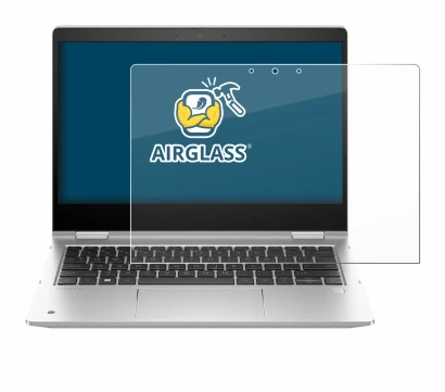 Image de l'appareil HP ProBook x360 435 G10 avec une grande variété de protections d'écran.