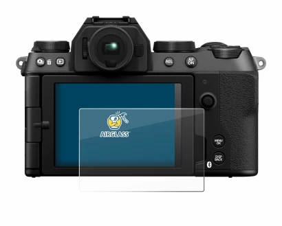 Image de l'appareil Fujifilm X-S20 avec une grande variété de protections d'écran.