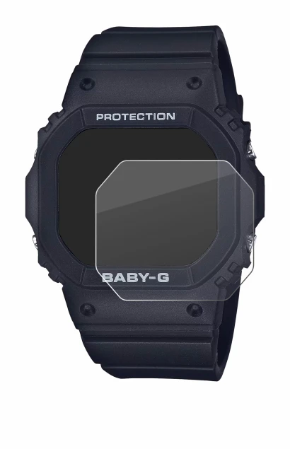 Image de l'appareil Casio Baby-G BGD-565 avec une grande variété de protections d'écran.