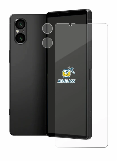 Image de l'appareil Sony Xperia 5 V (Avant+Caméra) avec une grande variété de protections d'écran.