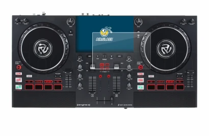 Image de l'appareil Numark Mixstream Pro+ avec une grande variété de protections d'écran.