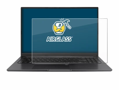 Image de l'appareil ASUS Vivobook 15 OLED avec une grande variété de protections d'écran.