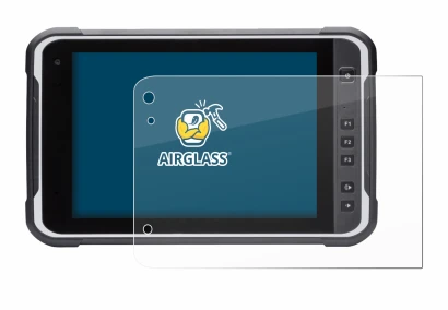Image de l'appareil Handheld Algiz RT8 avec une grande variété de protections d'écran.