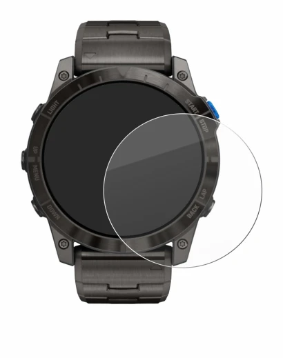 Image de l'appareil Garmin D2 Mach1 Pro avec une grande variété de protections d'écran.