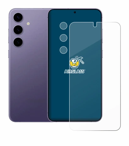 Image de l'appareil Samsung Galaxy S24 (Avant+Caméra) avec une grande variété de protections d'écran.