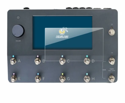 Image de l'appareil Neural DSP Quad Cortex avec une grande variété de protections d'écran.