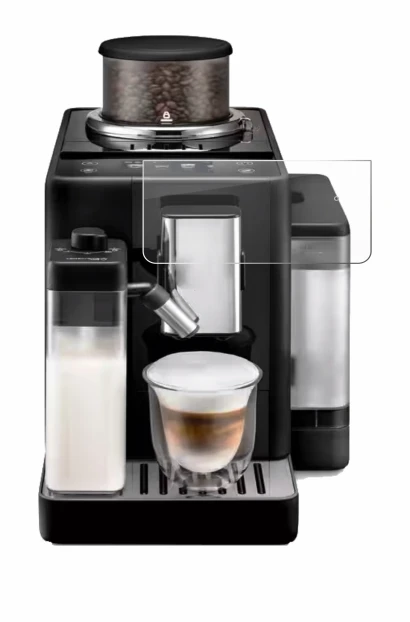 Image de l'appareil DeLonghi Rivelia avec une grande variété de protections d'écran.