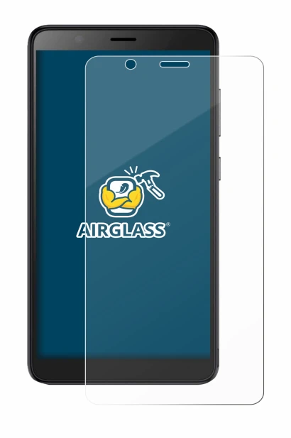 Image de l'appareil ZTE Blade A32 avec une grande variété de protections d'écran.