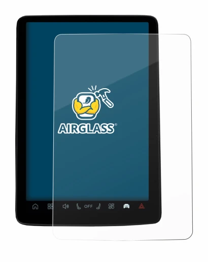 Image de l'appareil Volvo EX30 12.3" avec une grande variété de protections d'écran.