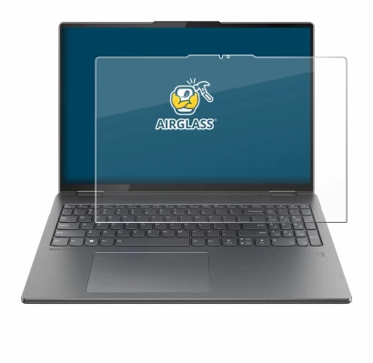 Image de l'appareil Lenovo Yoga 7i 2-in-1 Gen 9 16" avec une grande variété de protections d'écran.
