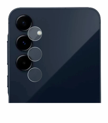 Image de l'appareil Samsung Galaxy A35 5G (Caméra UNIQUEMENT) avec une grande variété de protections d'écran.