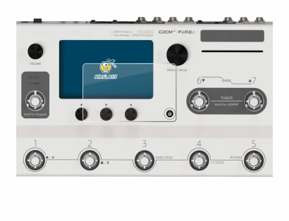 Image de l'appareil Hotone Ampero II Stage avec une grande variété de protections d'écran.