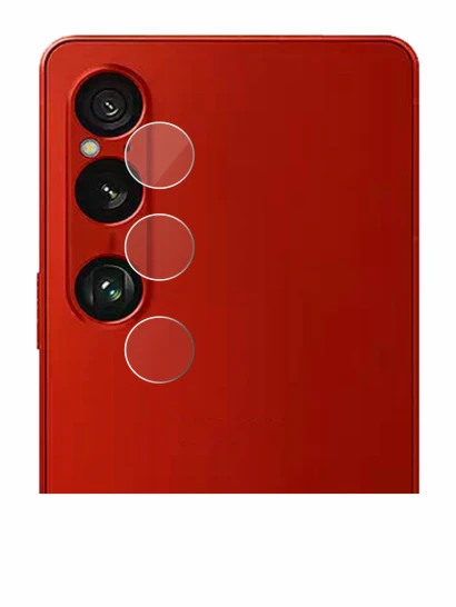 Image de l'appareil Sony Xperia 1 VI (Caméra UNIQUEMENT) avec une grande variété de protections d'écran.