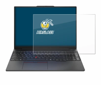 Image de l'appareil Lenovo ThinkPad E16 Gen 2 avec une grande variété de protections d'écran.
